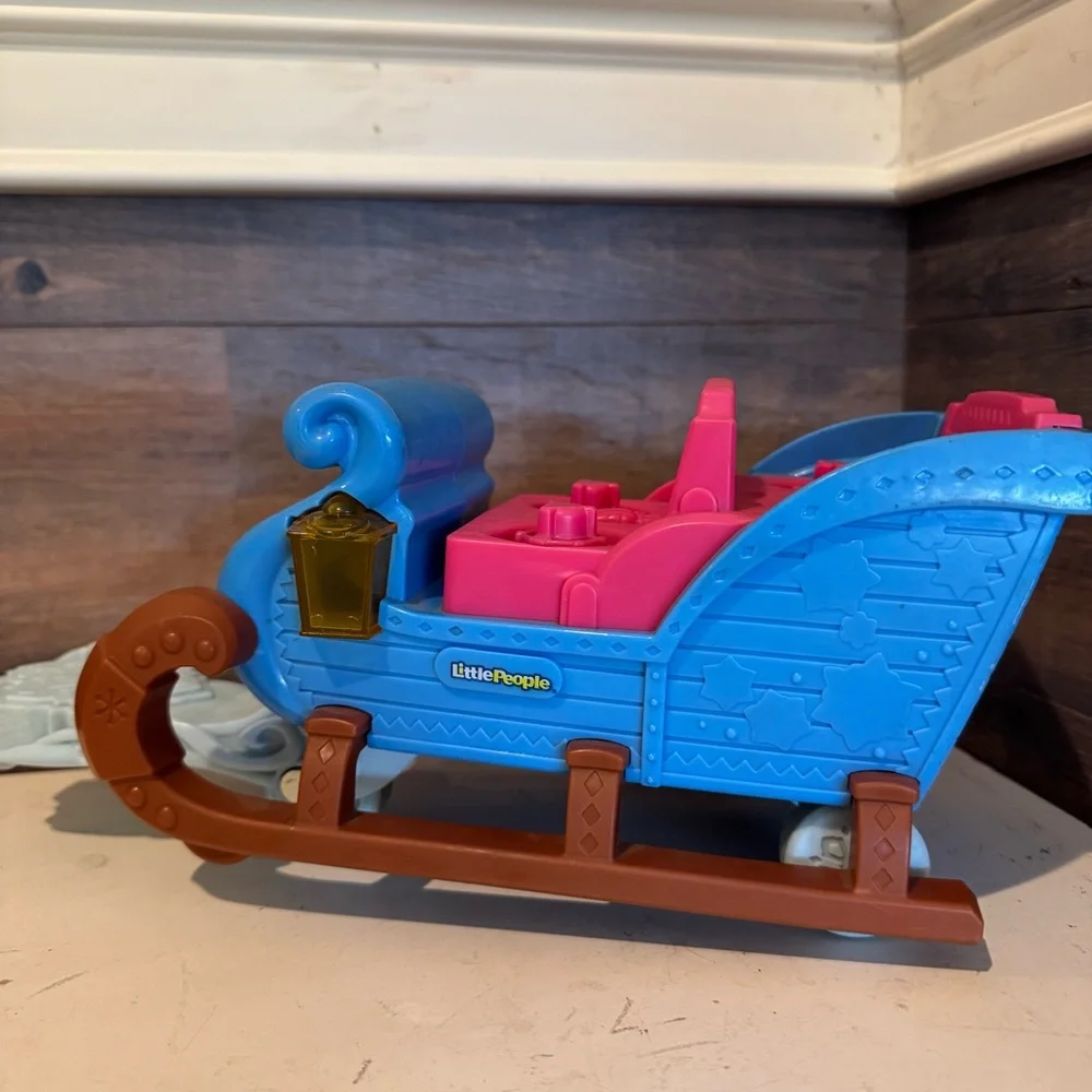 Disney Frozen Kristoff's Sleigh Fisher Price Little People - Picture 3 of 7